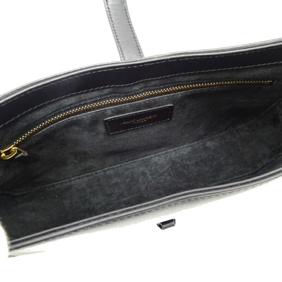 SAINT LAURENT LE5A7 Hobo Shoulder Bag 657228 Black Leather - Picture 6 of 9